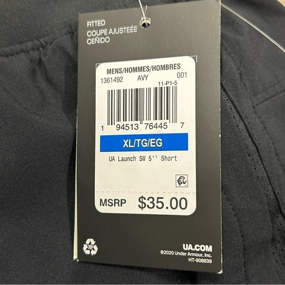 NWT Under Armour Men’s Launch 5” SW Running Shorts in Black Fitted - Picture 5 of 8